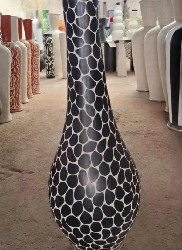 Vase Zarafa Noir & Blanc